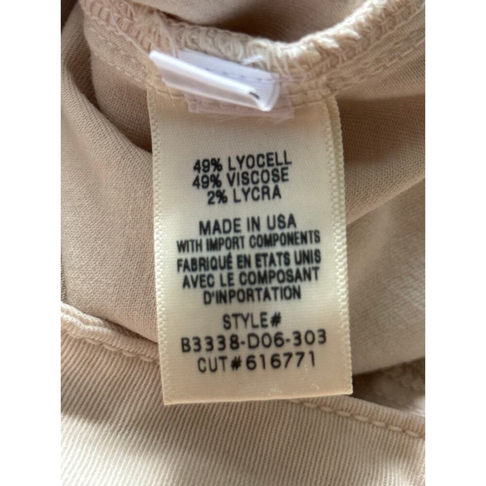 bella dahl Saige Wide Leg Crop-Capri Khaki Pants Size 28 - Picture 9 of 11